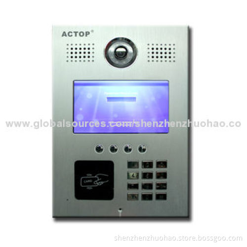 Digital TCP IP Video Door Phone System for Multiple Apartment Buildings, 12V Voltage Second camera